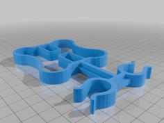 Ski And Pole Holder 3D Printer Model