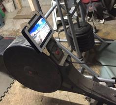 Laser Cut Tablet Support For Rowing Machine