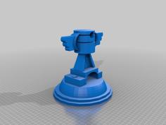 Piston Cup Keychain 3D Printer Model