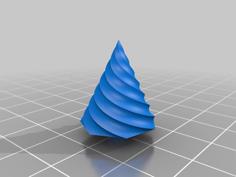 Spiral Christmas Tree 3D Printer Model