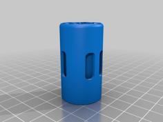 AA To C Battery Adapter 3D Printer Model