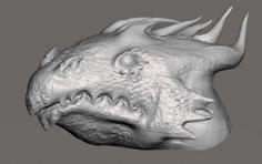 Dragon Head 3D Printer Model