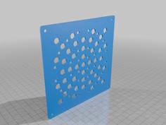 Ventilation Grille / Lüftungsgitter 130 X 130 Mm 3D Printer Model