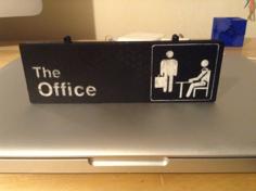 “The Office” Sign 3D Printer Model