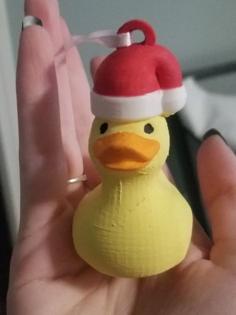 Duck Christmas Tree Ornament 3D Printer Model