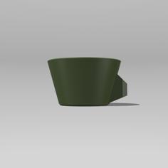 Lathering Mug To Wet Shaving With Cap. 3D Printer Model