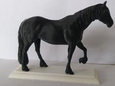 Friesian Horse 3D Printer Model