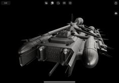 Babylon 5 Thetis Class Anti Fighter Escort 3D Printer Model