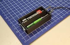 Universal AA/AAA Battery Holder 3D Printer Model