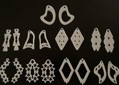 Laser Cutting Earring Collection