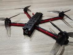 KDrone 7inch Deadcat FPV Frame By KerniFPV (Final Parts) 3D Printer Model