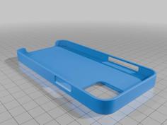 IPhone 12 Case With Integrated Camera Slide 3D Printer Model