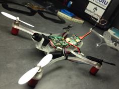 The Flying Squirrel Micro QuadCopter 3D Printer Model