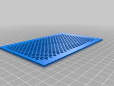 Fish Scales Lure Sjabloon Cutout 3D Printer Model