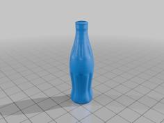 Botella De Coca-Cola Con Tapa (Solo Decorativo) ⇌ Coca-Cola Bottle With Lid (Decorative Only) 3D Printer Model