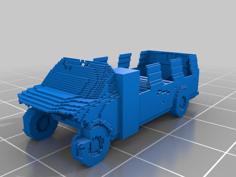 (3D Slash) Ambulance 3D Printer Model