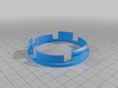 (68mm OD) 65mm To 70mm Wheel Cap Adapter 3D Printer Model