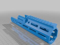 Airsoft Scar Mk 20 SSR Mlok 3D Printer Model