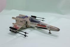 X Wing Fighter Cannon 1995 Tonka Star Wars Ship 3D Printer Model