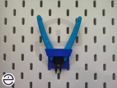 Holder For (bigger) Pliers For IKEA Skadis 3D Printer Model