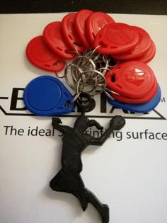 Women’s Handball Keychain 3D Printer Model