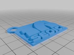 Keychain Fiat Sedici 3D Printer Model