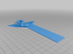 Swan Bookmark 3D Printer Model