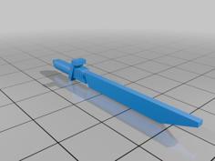 Fixed Darksaber – Blade And Pommel 3D Printer Model