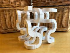 3D Hilbert Curve Construction Set 3D Printer Model