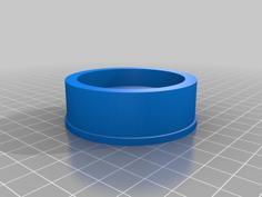 Cat Condo Tube Connector With 8mm Threads 3D Printer Model