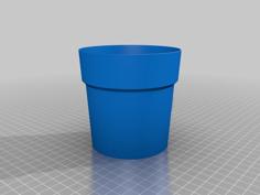 Self-watering Pot And Tray 3D Printer Model