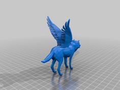 Flying Wolf 3D Printer Model