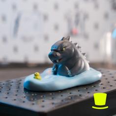 Godzilla Chubby – Chasing The Duck 3D Printer Model