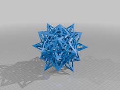 ESCHER STAR TRUNCATED CUBOCTAHEDRAL POLYKNOT 1 3D Printer Model