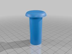 Dustbin Lid Fastener 3D Printer Model