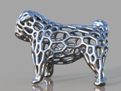 Voronoi Pug 3D Printer Model