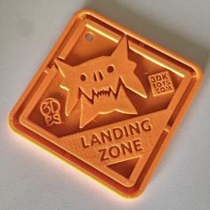 #QuinSaga: Monster Landing Zone Plaque – Via 3DKToys.com 3D Printer Model