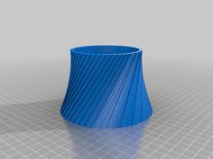 Asymmetrical Tool Cup 3D Printer Model