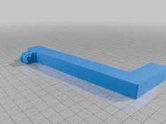 [PythonSCAD] Gutter Cleaner With Gopro Sockets V3 3D Printer Model