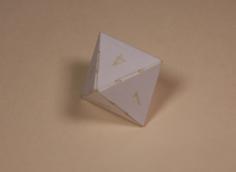 Laser Cut Octahedron Paper Box