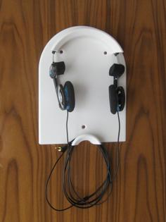 Headphone Holder Wall-mounted 3D Printer Model