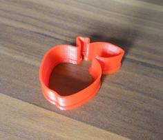 Mini Cookie-Cutter Apple 3D Printer Model