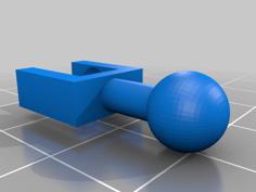 Simple Ball Joint & Bracket 3D Printer Model