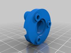 Adaptors To Use Metallic Gears (motor- Rear Axis) 3D Printer Model