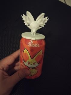 Fennekin Can Lid 3D Printer Model