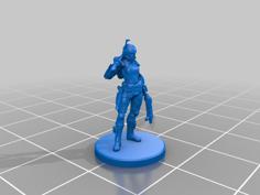 Bounty Hunter Miniature 3D Printer Model