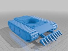 FV-405 Medium Tank 3D Printer Model