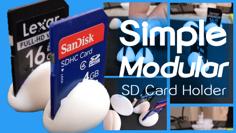 Modular Simple SD Card Holder 3D Printer Model