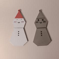 Snowman Hanger 3D Printer Model