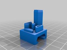 Ender 3 Filament Roller Guide **Top Mount Version** End Clip Remixed 3D Printer Model